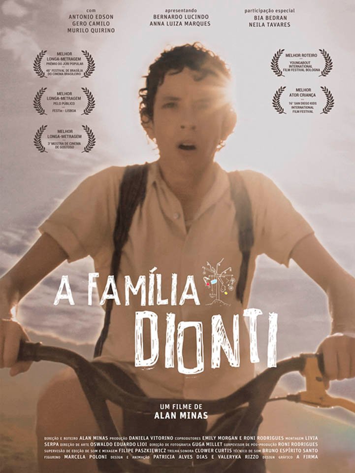 Cartaz do filme "A família Dionti", com música original de Gustavo Tamponi.